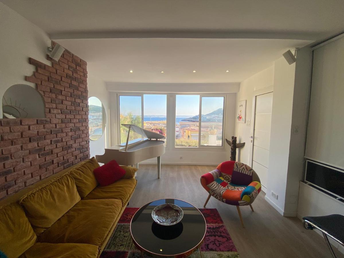 Au Coeur Du Parc National Du Massif Des Calanques, La Flibuste Des Goudes, Maison 2 Chambres, Climatisee, Jardins, Solarium, Proche Plage, Large Vue Mer Marselha Exterior foto