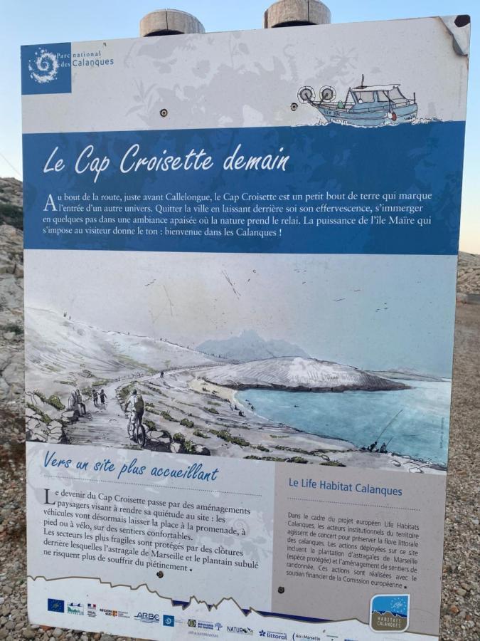 Au Coeur Du Parc National Du Massif Des Calanques, La Flibuste Des Goudes, Maison 2 Chambres, Climatisee, Jardins, Solarium, Proche Plage, Large Vue Mer Marselha Exterior foto