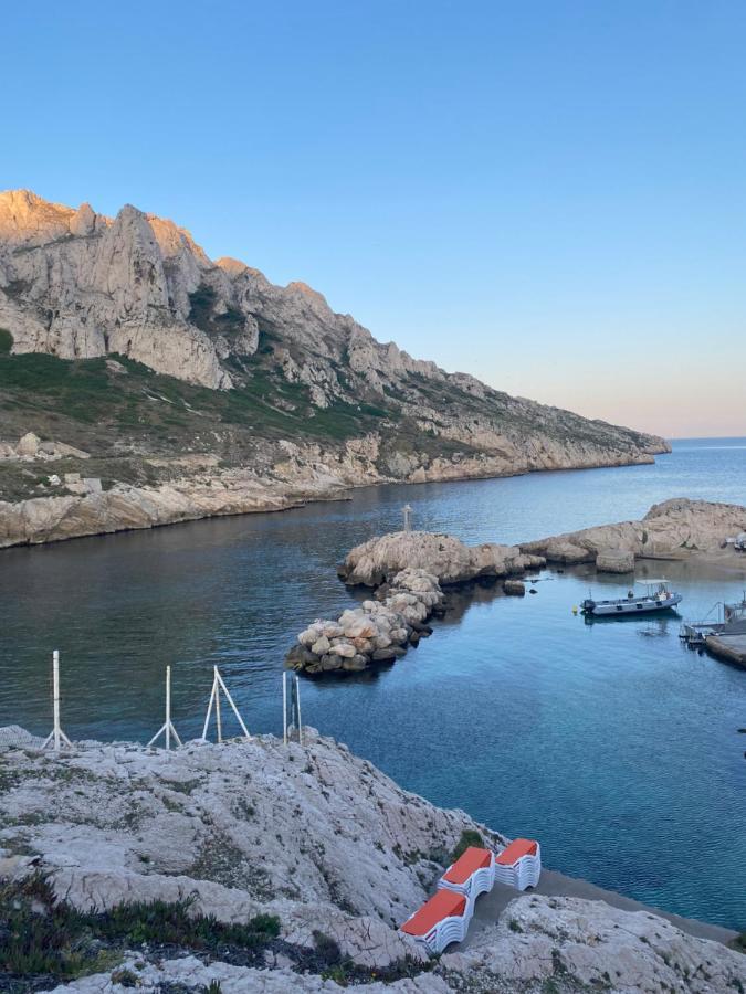 Au Coeur Du Parc National Du Massif Des Calanques, La Flibuste Des Goudes, Maison 2 Chambres, Climatisee, Jardins, Solarium, Proche Plage, Large Vue Mer Marselha Exterior foto