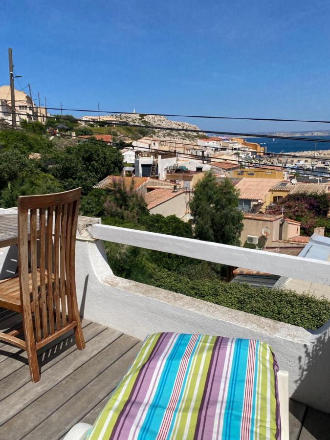Au Coeur Du Parc National Du Massif Des Calanques, La Flibuste Des Goudes, Maison 2 Chambres, Climatisee, Jardins, Solarium, Proche Plage, Large Vue Mer Marselha Exterior foto