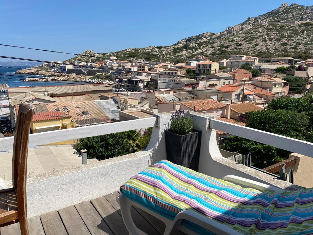 Au Coeur Du Parc National Du Massif Des Calanques, La Flibuste Des Goudes, Maison 2 Chambres, Climatisee, Jardins, Solarium, Proche Plage, Large Vue Mer Marselha Exterior foto