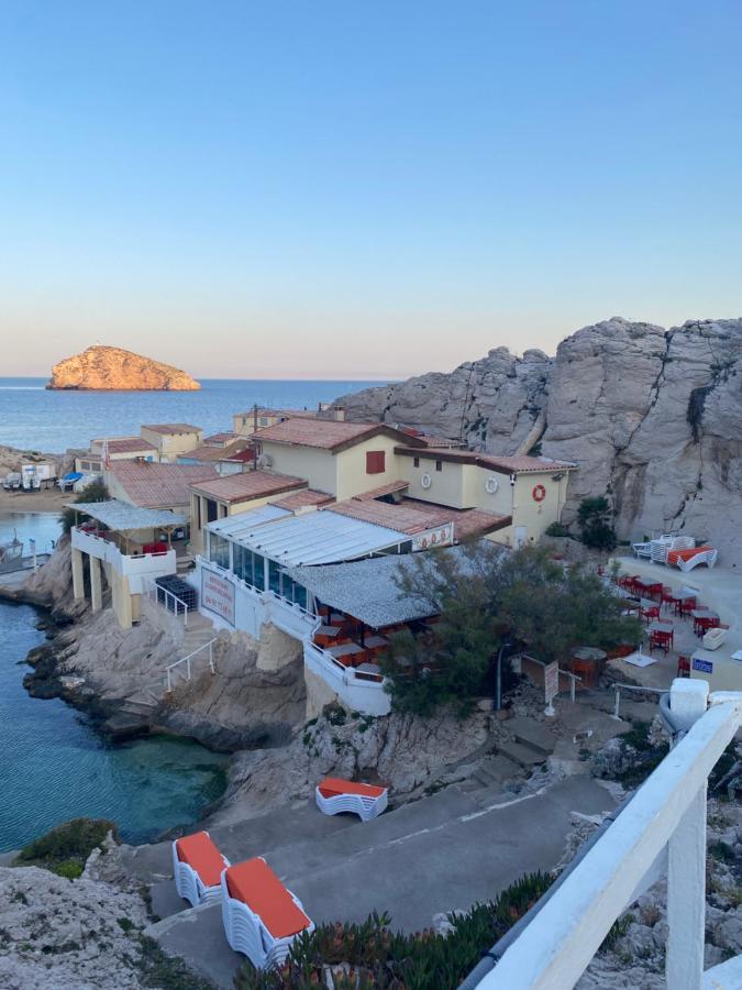 Au Coeur Du Parc National Du Massif Des Calanques, La Flibuste Des Goudes, Maison 2 Chambres, Climatisee, Jardins, Solarium, Proche Plage, Large Vue Mer Marselha Exterior foto