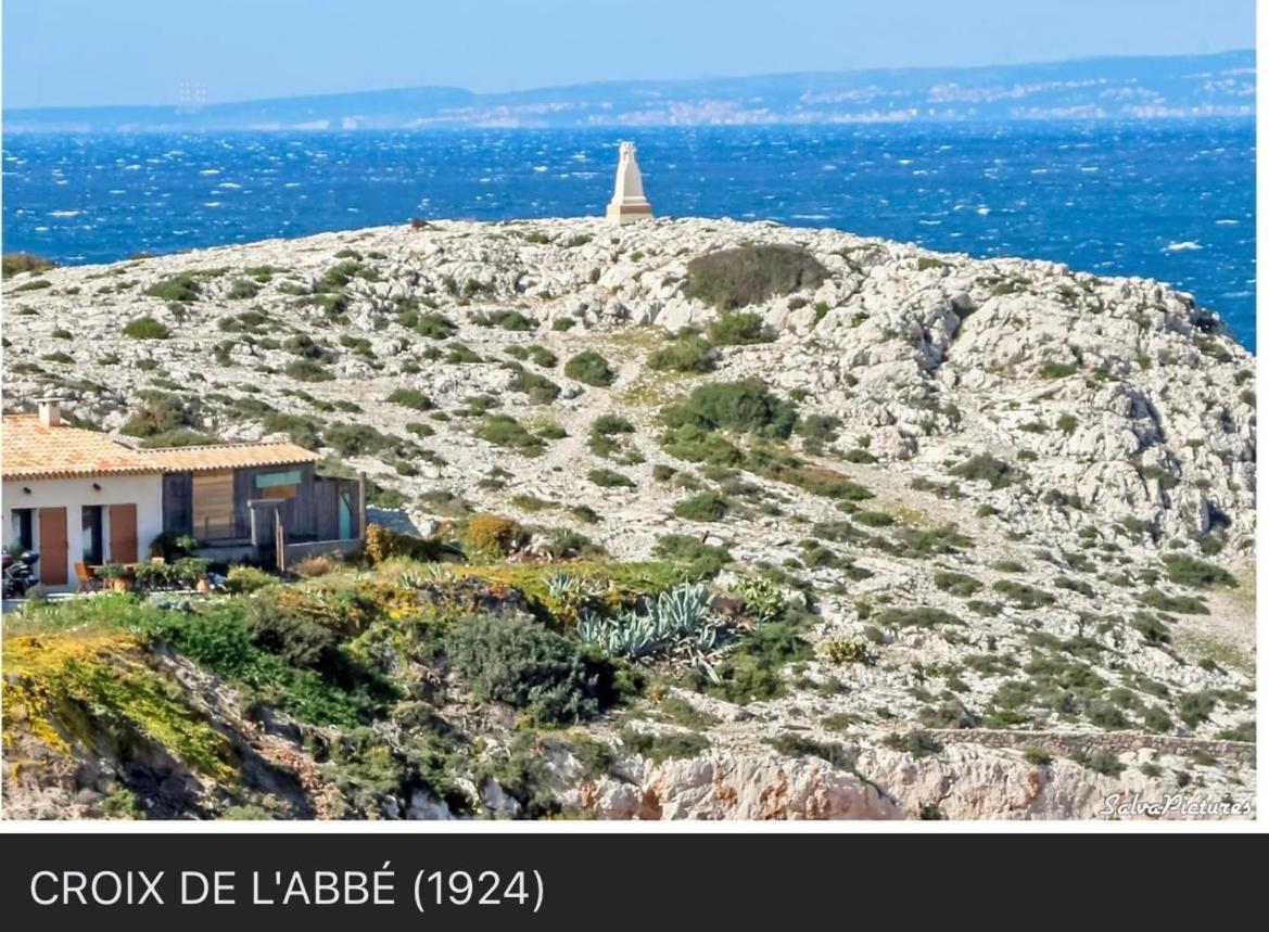 Au Coeur Du Parc National Du Massif Des Calanques, La Flibuste Des Goudes, Maison 2 Chambres, Climatisee, Jardins, Solarium, Proche Plage, Large Vue Mer Marselha Exterior foto